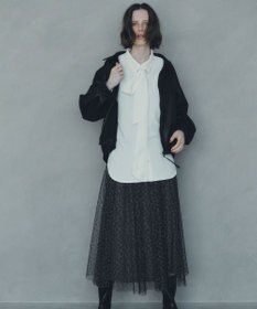 YECCA VECCA プリントチュールスカート