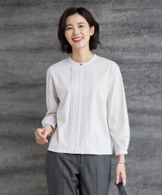 J.PRESS LADIES 【吸水速乾】プレーティングジャージー タックディティール カットソー