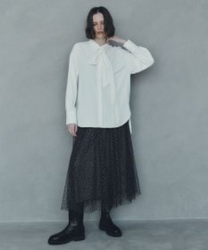 YECCA VECCA プリントチュールスカート