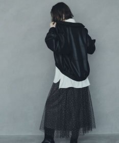 YECCA VECCA プリントチュールスカート