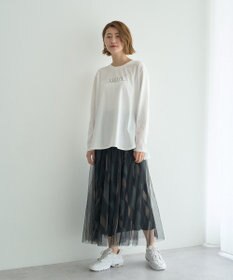 YECCA VECCA プリントチュールスカート