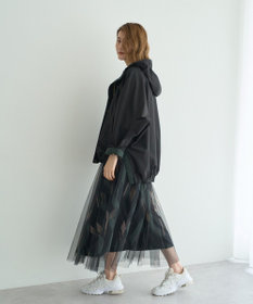 YECCA VECCA プリントチュールスカート