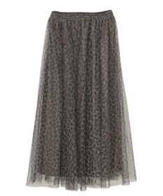YECCA VECCA プリントチュールスカート