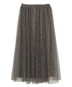 YECCA VECCA プリントチュールスカート