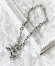 WEGO Lハートモチーフチャームネックレス