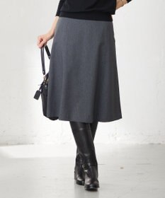 J.PRESS LADIES S 【洗える】LANATEC シャークスキン&ヘリンボーン スカート