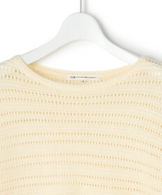 23区 【先行予約】コットンギマ ボートネック ニット