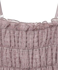 earth music&ecology スパンコールシャーリングビスチェ