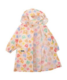MIKI HOUSE HOT BISCUITS 【80-120cm】カラフルビーンズ 総柄レインコート