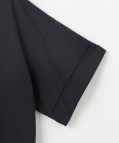 #Newans 【洗える/セットアップ可能】ハシゴレースビブデザインシャツ