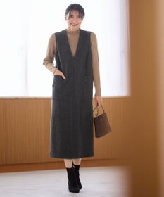 ANY 【洗濯機可】ウォームニットフリルプルオーバー