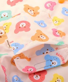 MIKI HOUSE HOT BISCUITS 【80-120cm】カラフルビーンズ 総柄レインコート