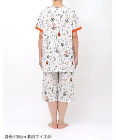 tsumori chisato SLEEP ツモリチサト パジャマ 綿100%(本体) 天竺素材 4分袖 6分丈 レディース UDT122 /ワコール