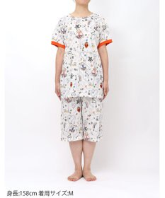 tsumori chisato SLEEP ツモリチサト パジャマ 綿100%(本体) 天竺素材 4分袖 6分丈 レディース UDT122 /ワコール