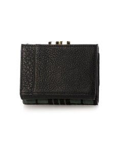 UNBILLION ペルケ perche / ハラコタイプチェック柄3つ折り財布