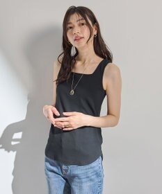 ANY L テレコタンクトップ