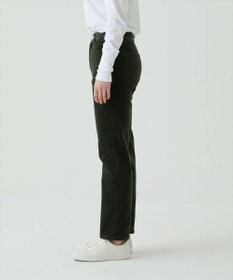 caqu レギュラーストレート 裏起毛コーデュロイパンツ