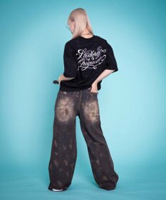 WEGO 【ユニセックス着用ITEM/MLサイズ展開】ラメグラフィックT（SS）