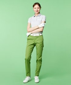 23区GOLF 【WOMEN】【吸水速乾/UVケア】ハニカムカノコ半袖ポロシャツ シンプルながらも機能的