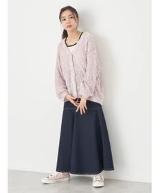 earth music&ecology ペプラムマーメイドデニムスカート