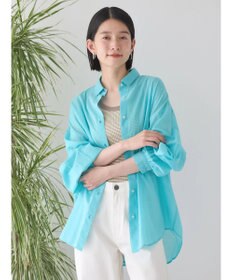 AMERICAN HOLIC 接触冷感＋速乾　強撚シアーボイルＢＩＧシャツ