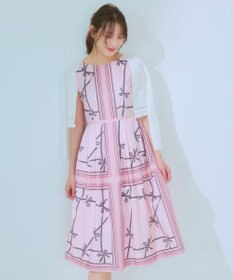 TOCCA RUBAN CARRE ドレス ピンク系5