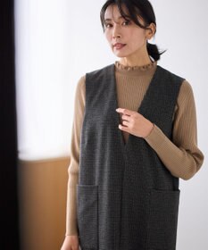 ANY 【洗濯機可】ウォームニットフリルプルオーバー