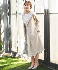 ANY SIS S 【低身長企画】フェミニンギャザー ワンピース