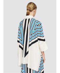 JOSEPH クレットプリント　リラックスフィットブラウス