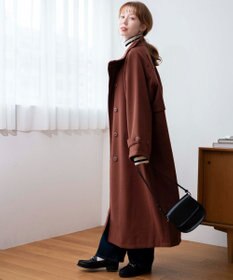 WEGO スタンドカラーロングコート