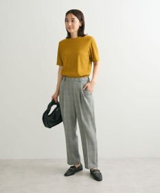 Green Parks プリーツ５分袖プルオーバー