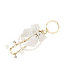 Maison de FLEUR パールビジューリボン2Wayチャーム