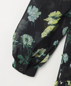 GRACE CONTINENTAL グラデフラワープリントワンピース