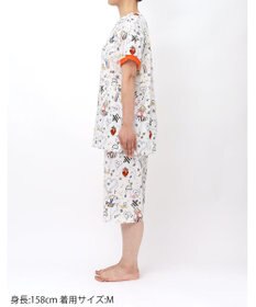 tsumori chisato SLEEP ツモリチサト パジャマ 綿100%(本体) 天竺素材 4分袖 6分丈 レディース UDT122 /ワコール