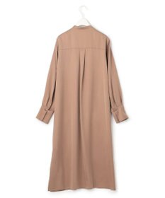 ICB 【洗える】 ルゼブフィブリルサテン シャツワンピース