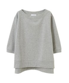 Green Parks ボートネックラメミニ裏毛プルオーバー