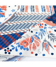 Marca 【the PORT by marca】EMBROIDERY 小判 シルクツイル スカーフ