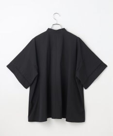 #Newans 【洗える/セットアップ可能】ハシゴレースビブデザインシャツ