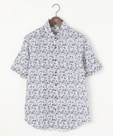 JOSEPH ABBOUD 【サスティナブル】コットンリヨセルリネンフラワープリント シャツ