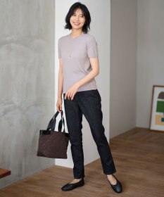 ANY L 【ウエストゴム/ストレッチ】ウルトライージーデニムパンツ