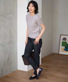 ANY L 【ウエストゴム/ストレッチ】ウルトライージーデニムパンツ