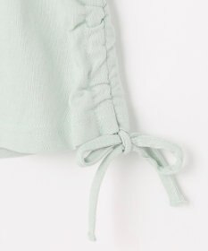 ANY KIDS 【洗濯機可能】ドロスト 裾リボンTシャツ