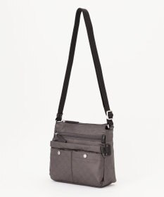 LA BAGAGERIE モノグラム　スクエアナイロンショルダー　SSサイズ