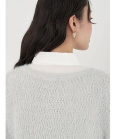 earth music&ecology ゆるモヘアライクレースニット