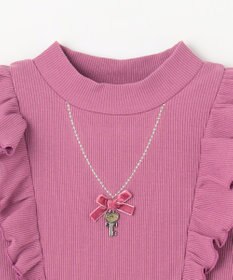 ANY KIDS 花柄ドッキングワンピース