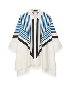 JOSEPH クレットプリント　リラックスフィットブラウス