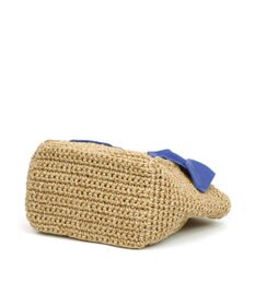 UNBILLION cachecache 下がりリボンペーパー手編みトート