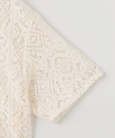 SHARE PARK LADIES オーバーサイズレースシャツ