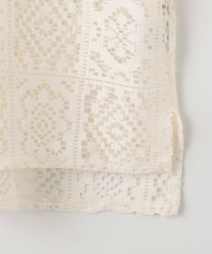 SHARE PARK LADIES オーバーサイズレースシャツ