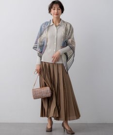 23区 GIOLICAツイード シリンダー ショルダーバッグ